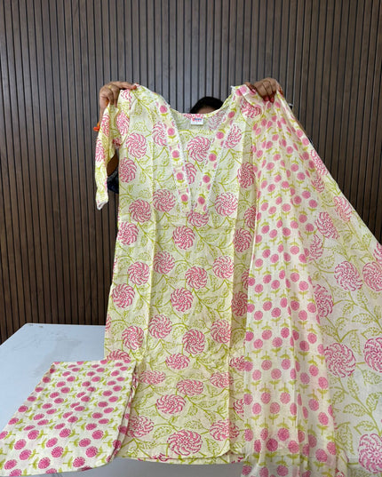 Daily Wear Cotton 3 Piece Sets