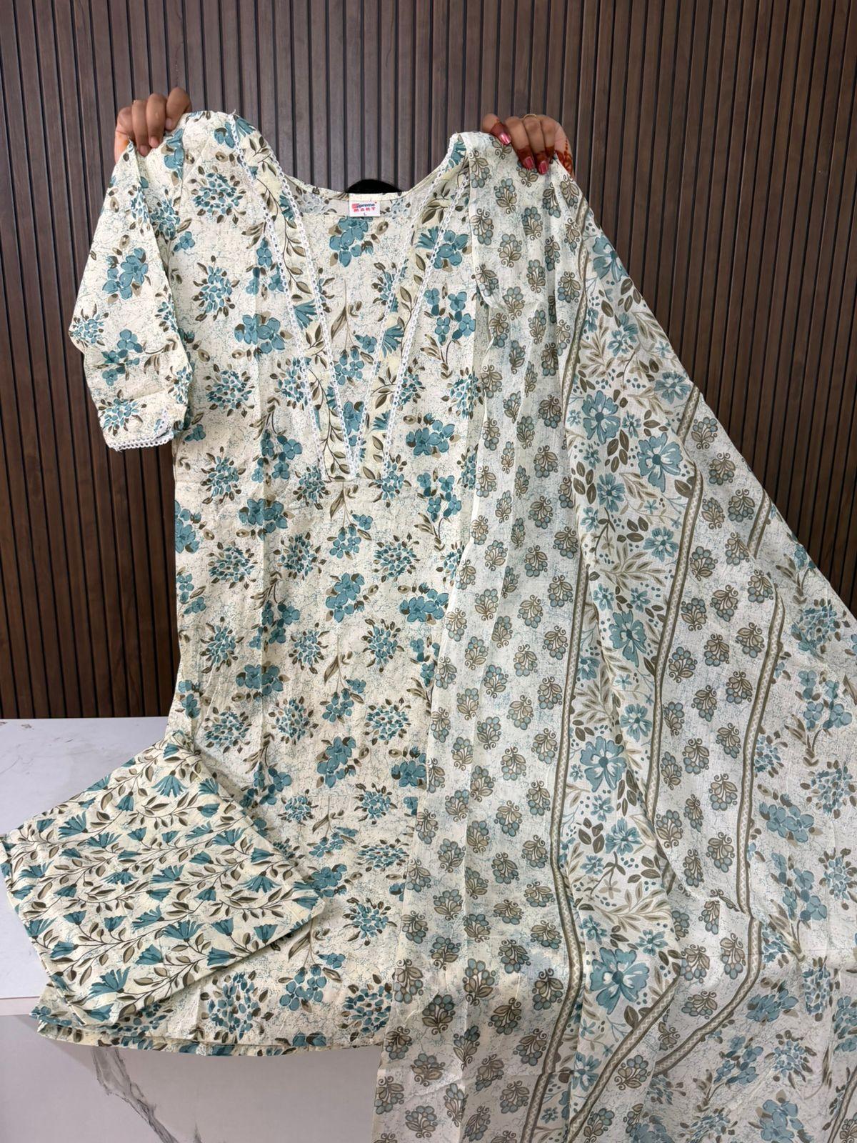 Daily Wear Cotton 3 Piece Sets