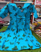 Butterfly Pattern Blue / XL