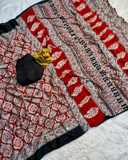 ajrakh sarees