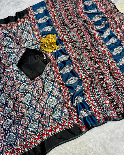 ajrakh sarees
