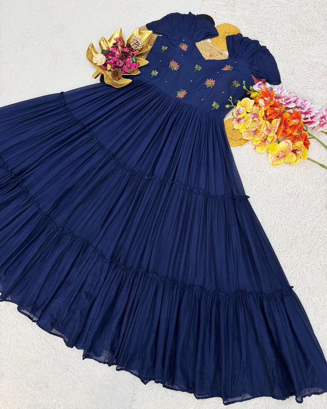 MUL COTTON LONG FROCKS