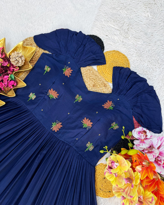 MUL COTTON LONG FROCKS