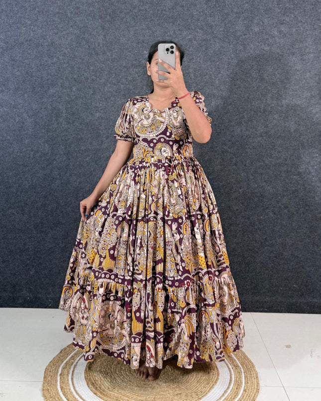 kalamkari doll maxi