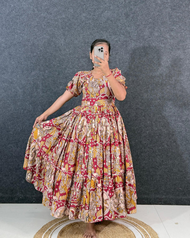 kalamkari doll maxi
