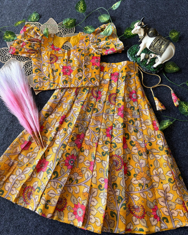 kids kota kalamkari croptop