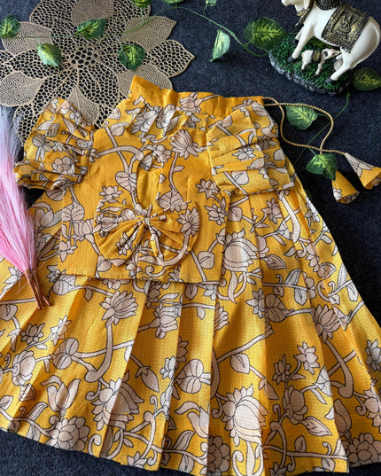 kids kota kalamkari croptop