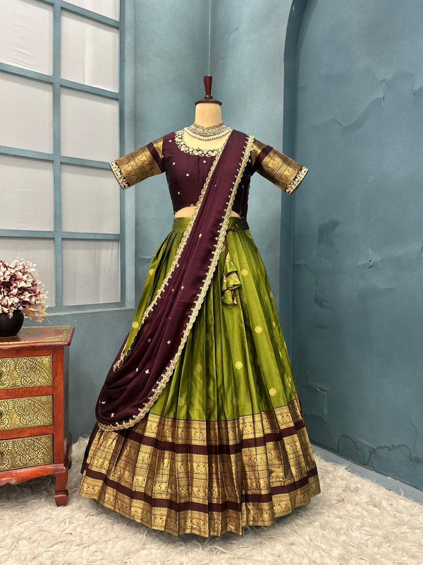 Kanjivaram Silk Lehenga