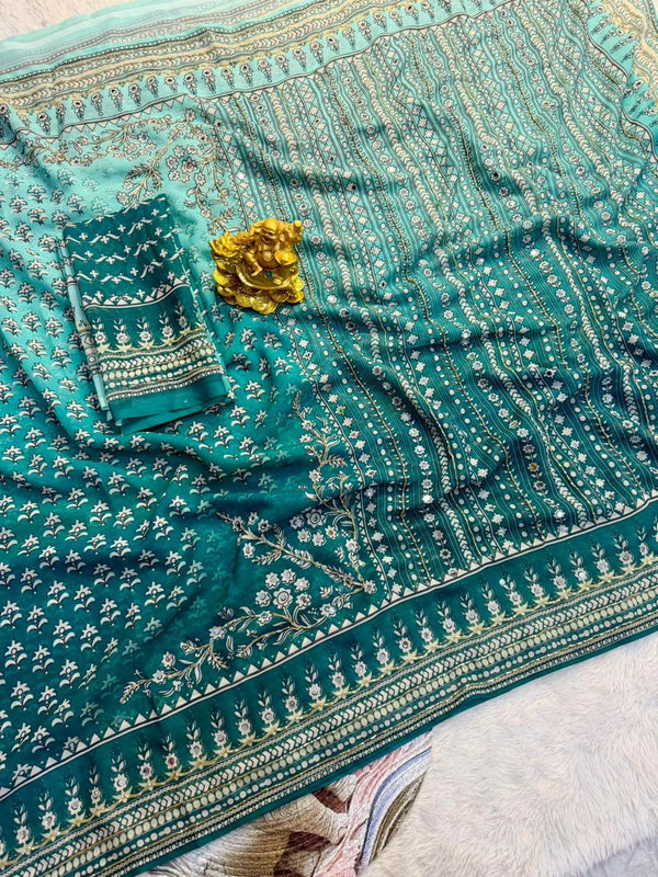 Soft Fox Georgette Saree