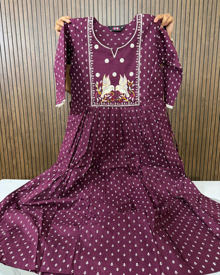 Dhabu cotton frocks
