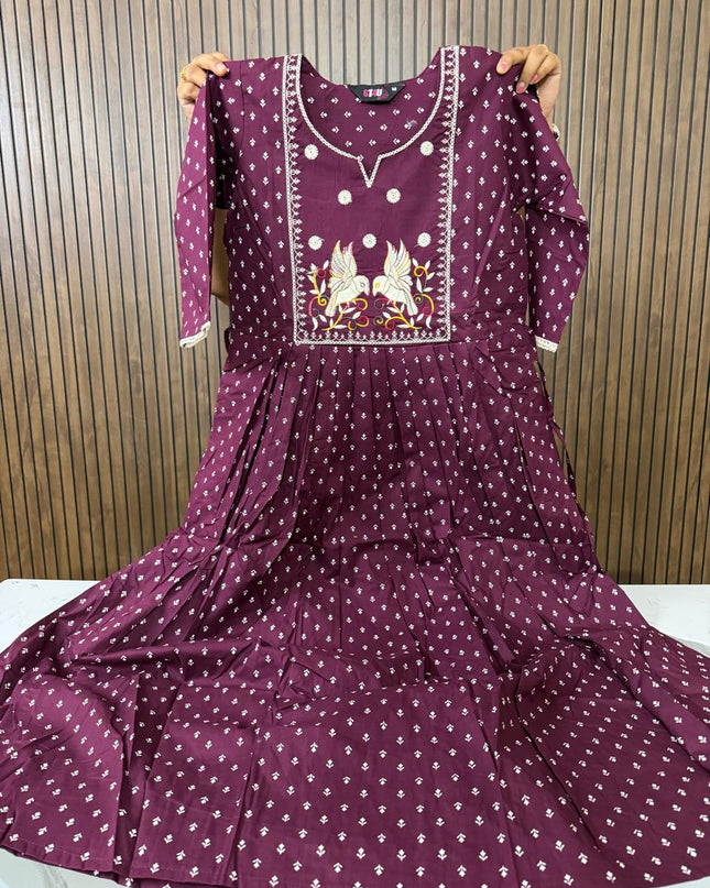 Dhabu cotton frocks
