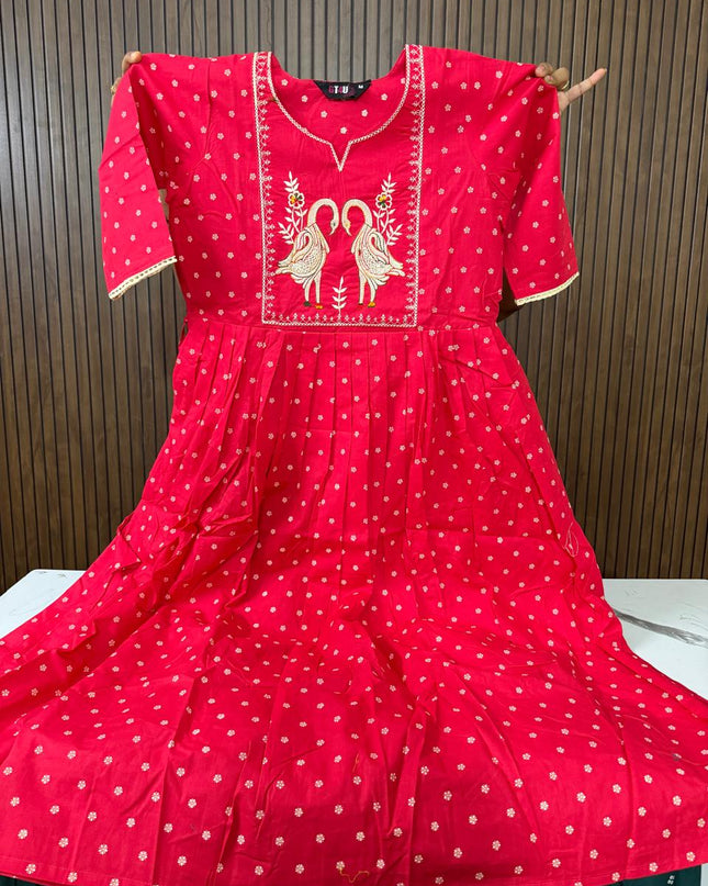 Dhabu cotton frocks