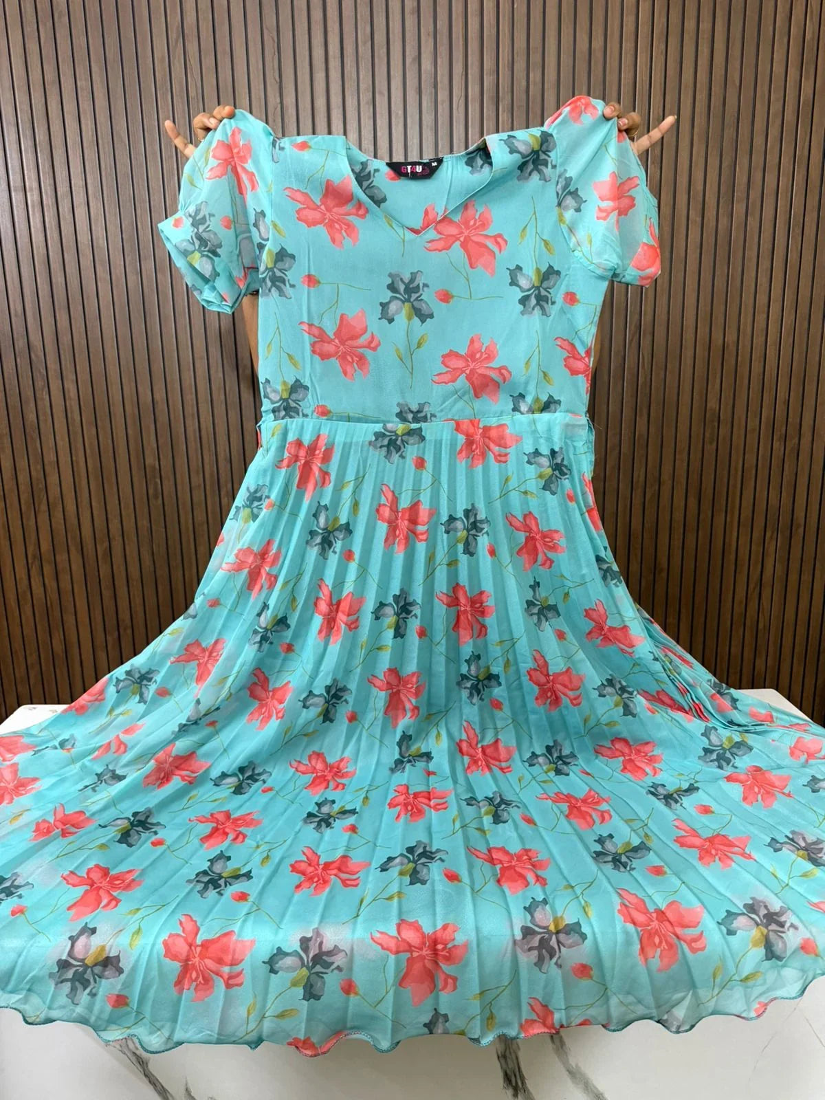 Imported Shimmer Georgette Frocks