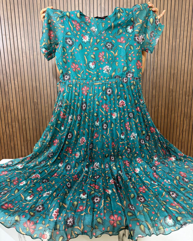 Imported Shimmer Georgette Frocks