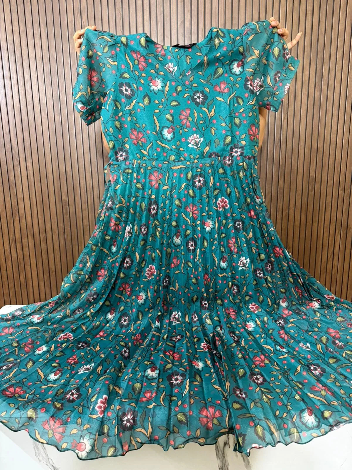 Imported Shimmer Georgette Frocks