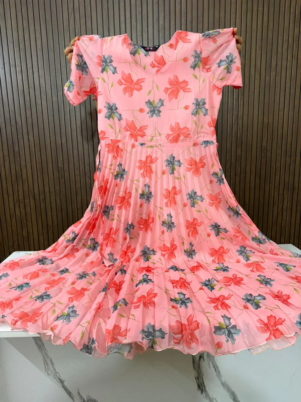 Imported Shimmer Georgette Frocks