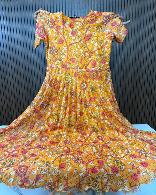 Imported Shimmer Georgette Frocks