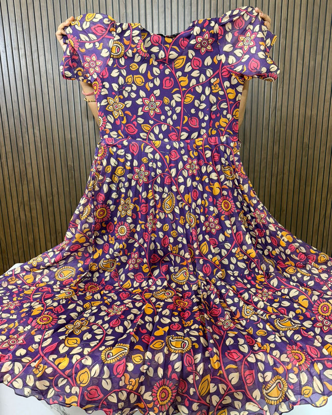 Imported Shimmer Georgette Frocks