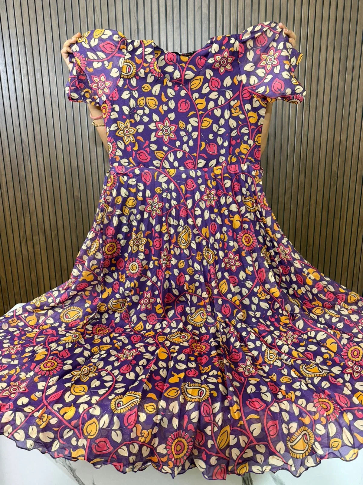 Imported Shimmer Georgette Frocks