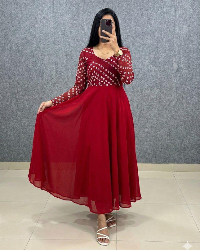 BUDGET FRIENDLY GEORGETTE FROCKS