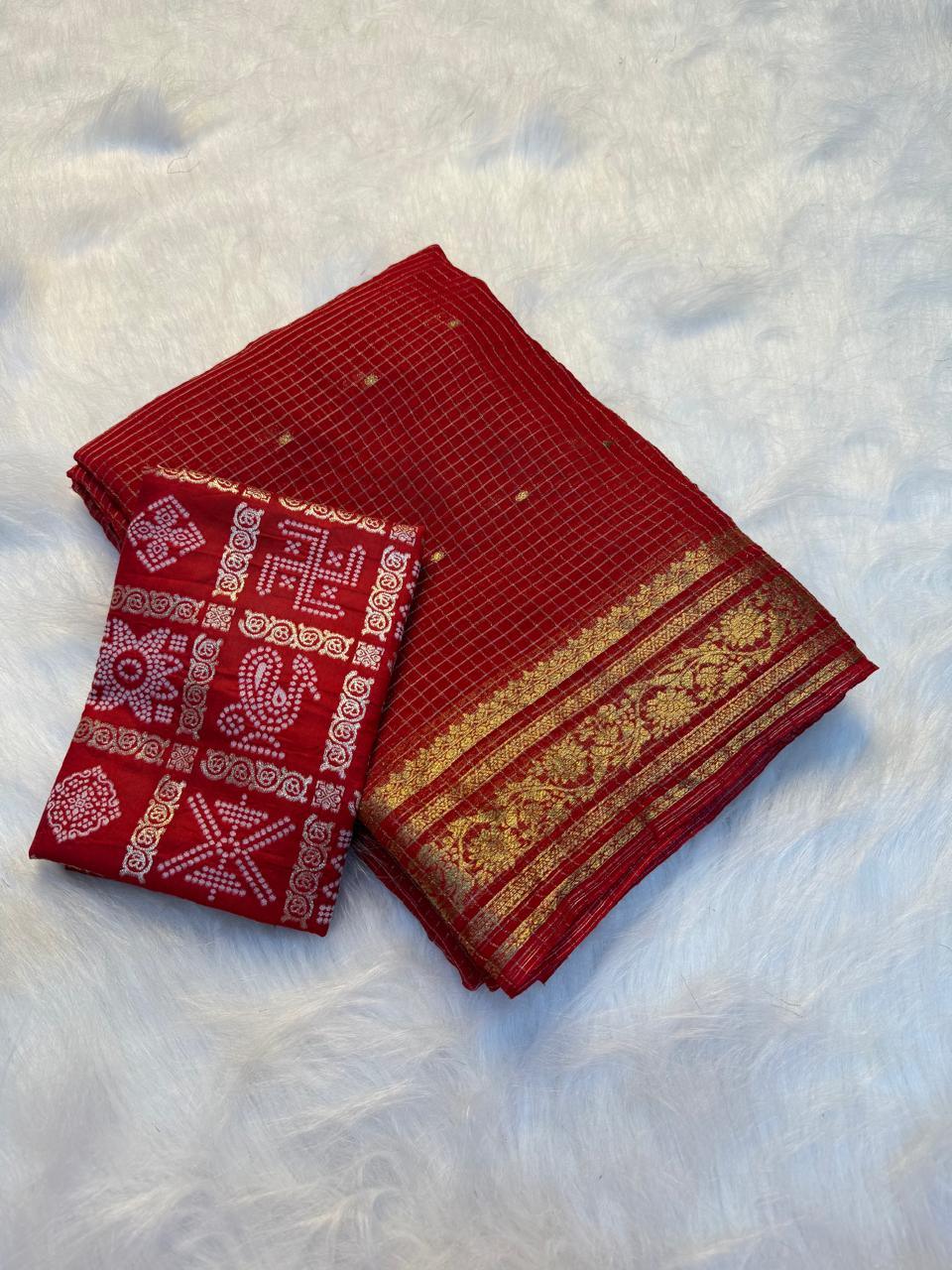 Viscose Georgette Saree