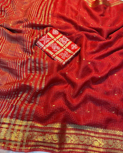 VISCOUSE GEORGETTE SAREE