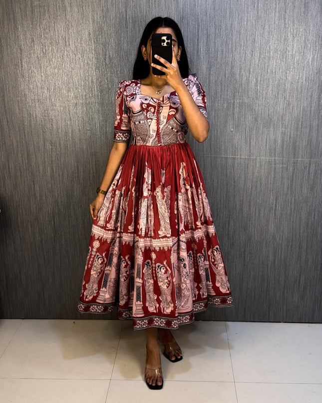 MAHA  Kalamkari Frocks
