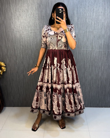 MAHA  Kalamkari Frocks
