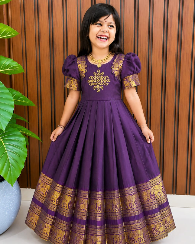 ROYAL PATTU GOWN