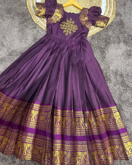 ROYAL PATTU GOWN