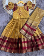 1 / MUSTARD YELLOW WITH MAROON