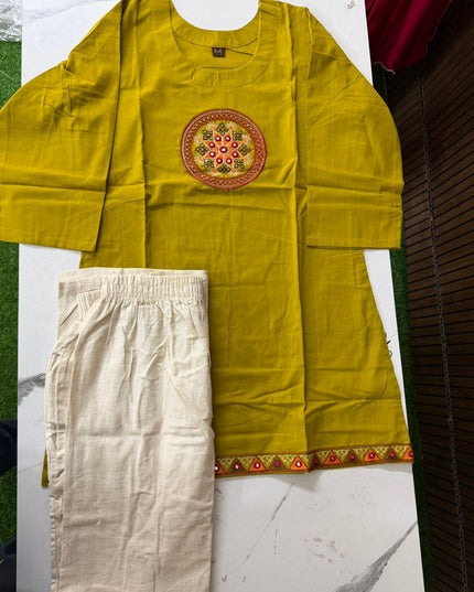 Dhabu cotton 2 piece set