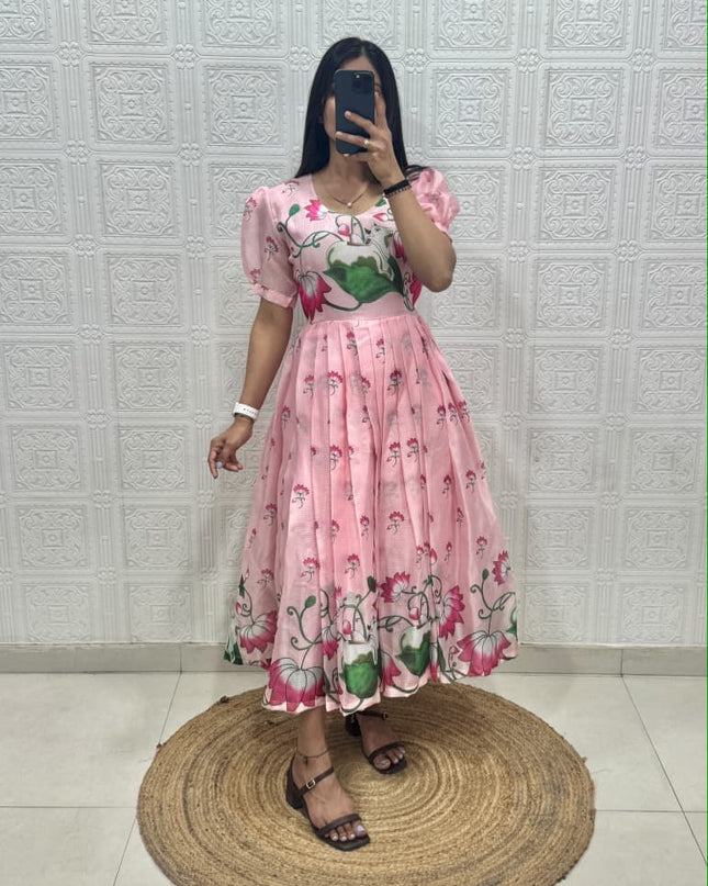 soft kota frocks