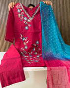 Magenta & Ombre Blue / M