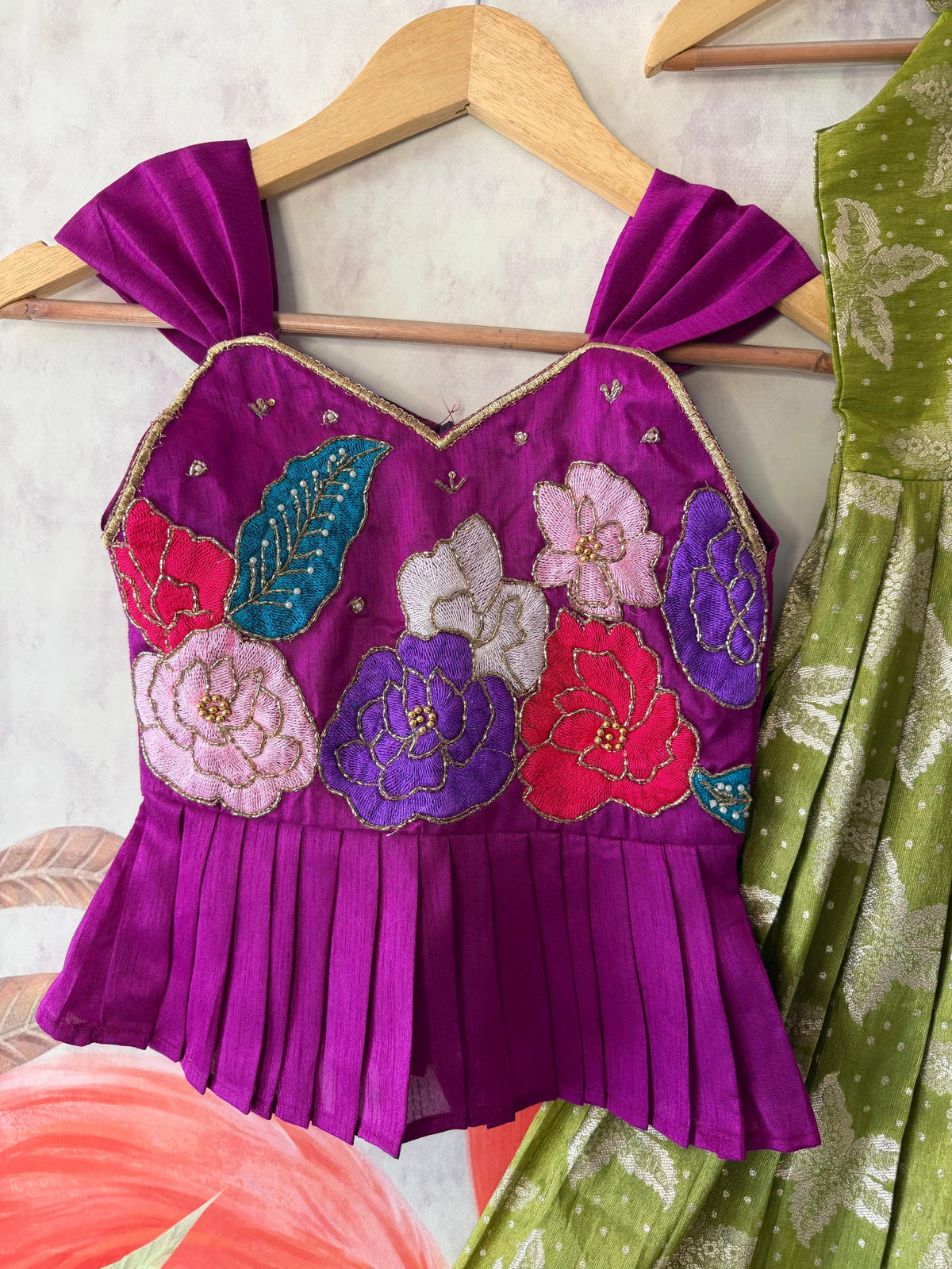 Maggam Work Kids Wear