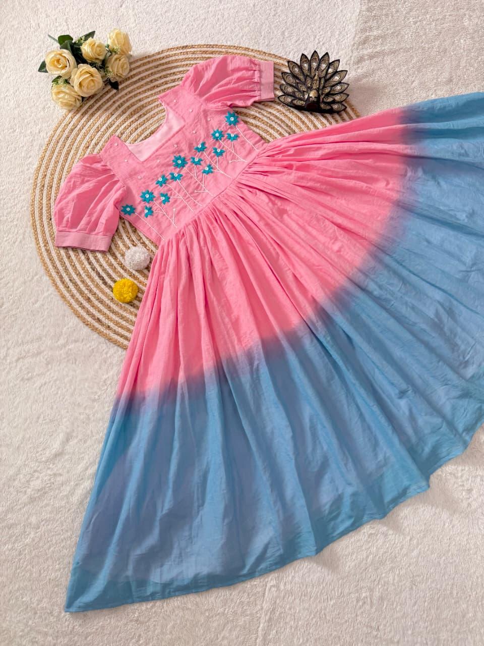 Mul Cotton Long Frock