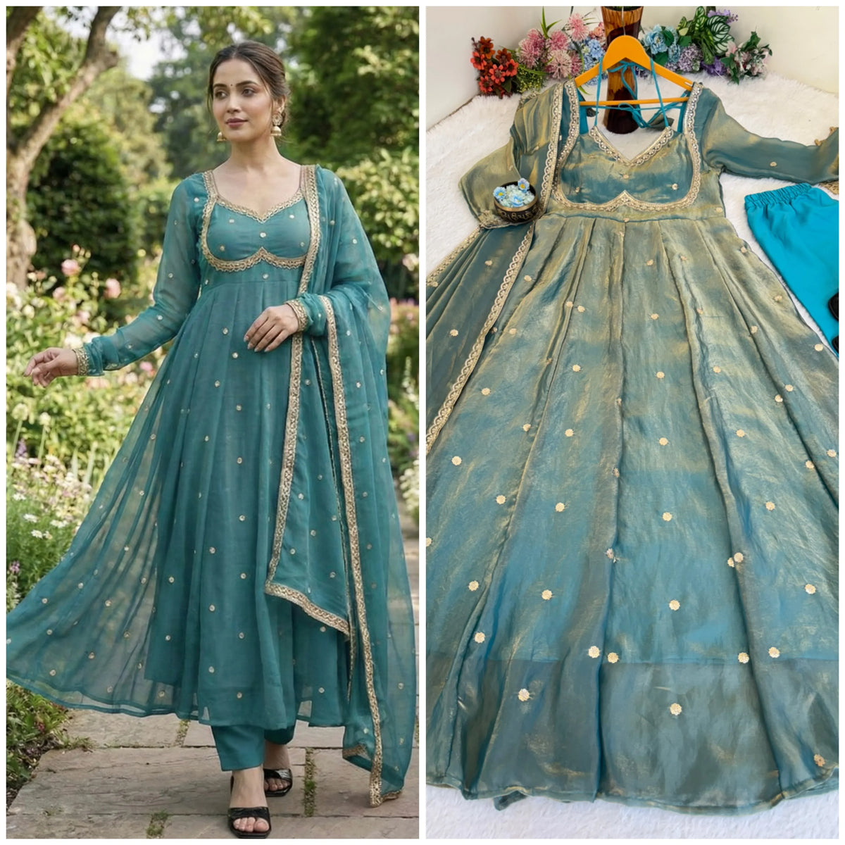 Party Wear Sabyasachi Long Frock