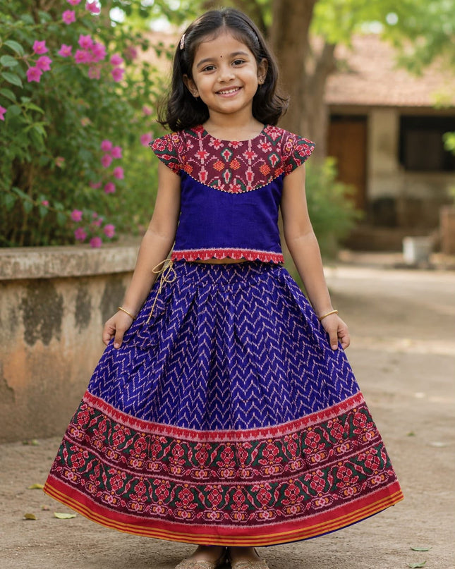 PATALA SILK KIDS LEHENGA
