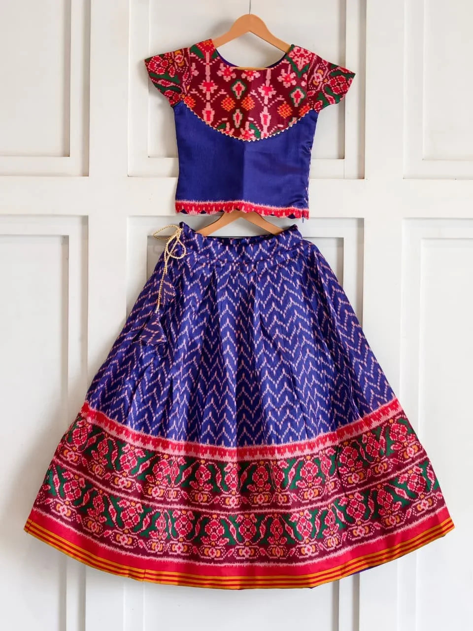 Patola Silk Kids Lehenga