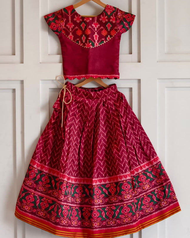 PATALA SILK KIDS LEHENGA