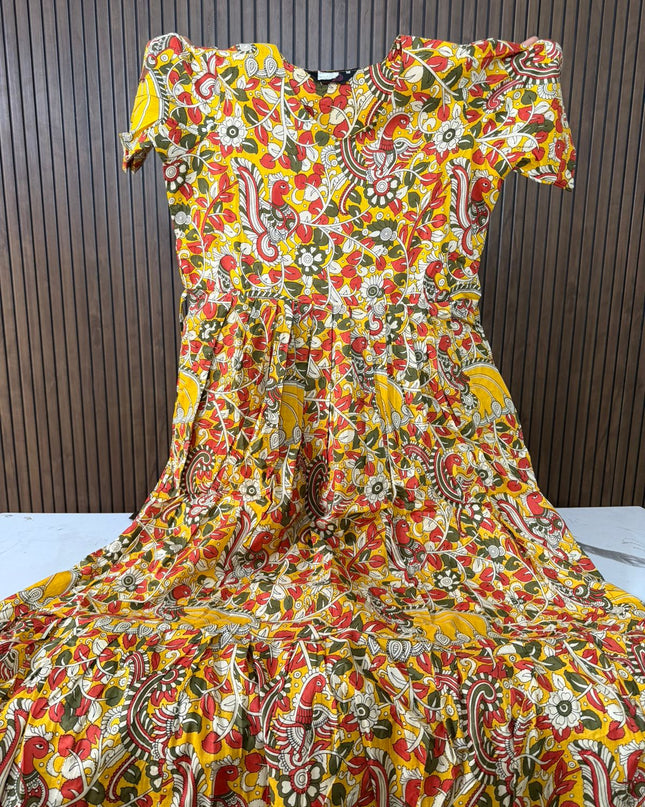 Pure Cotton Kalamkari Frocks