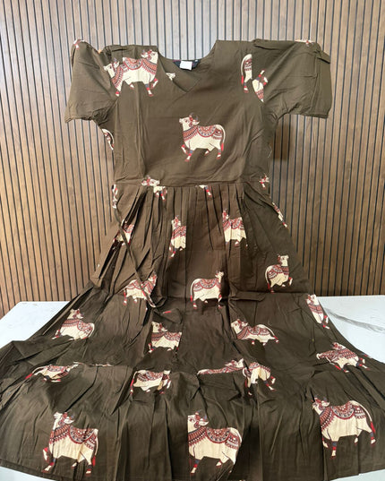 Pure Cotton Kalamkari Frocks