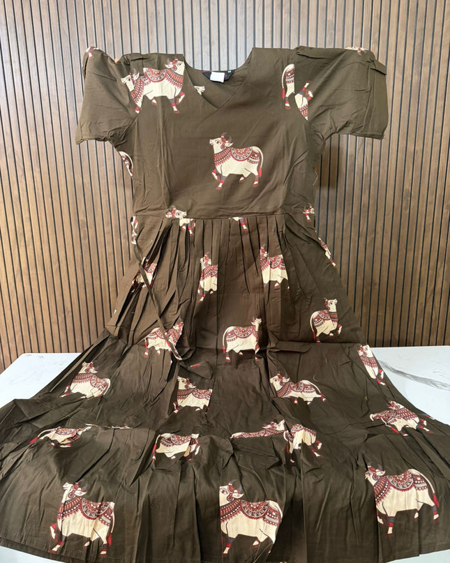 Pure Cotton Kalamkari Frocks