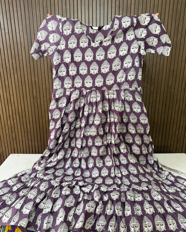 Pure Cotton Kalamkari Frocks