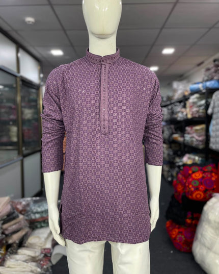 mens short kurta