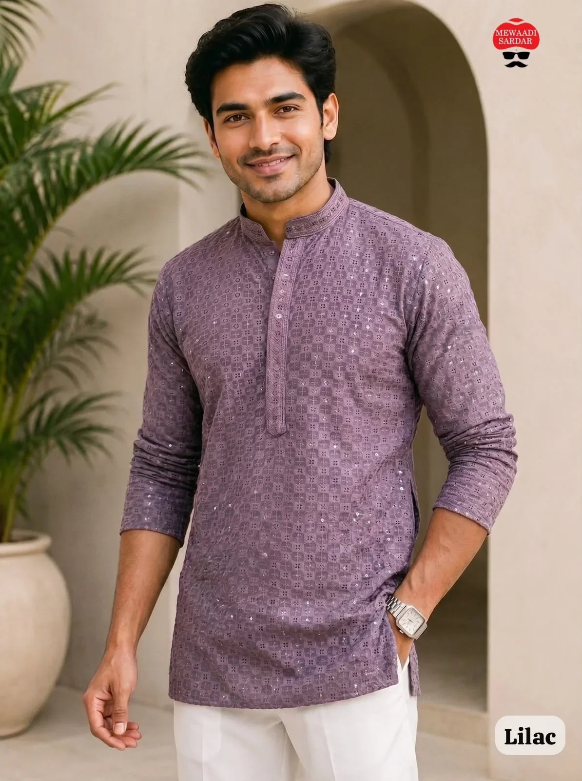 Mens Short Kurta