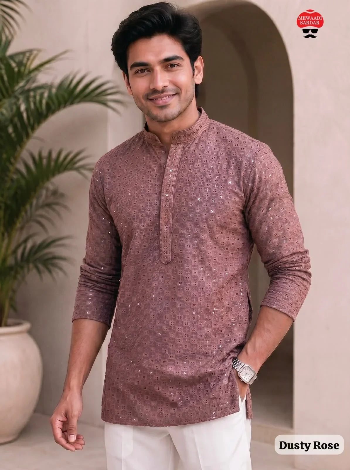 Mens Short Kurta