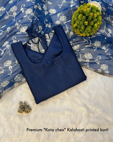 kalamkari top with dupatta