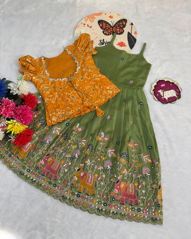 cosmos silk lehenga