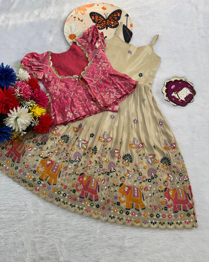 cosmos silk lehenga